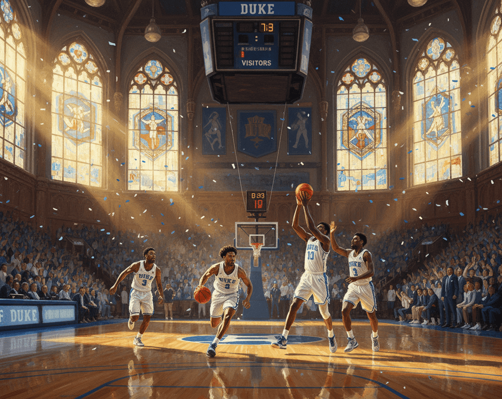 Duke Basketball Action