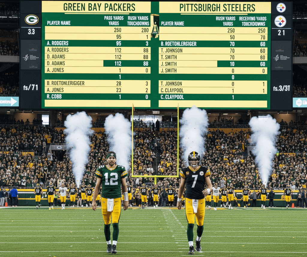 Jordan Love vs Aaron Rodgers Stats 2025