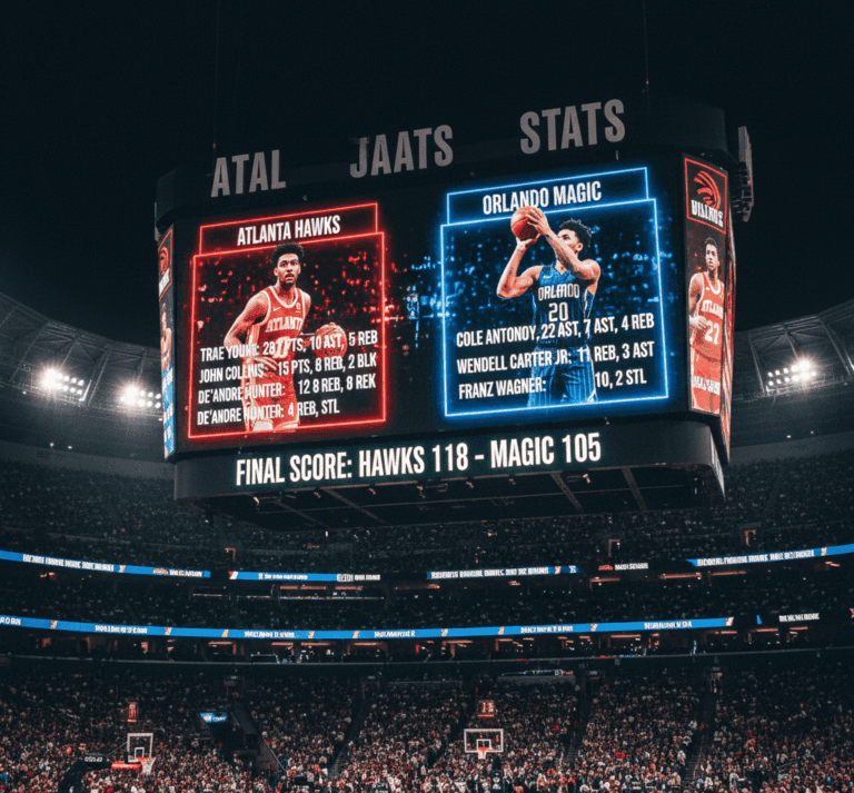 Atlanta Hawks vs Orlando Magic Match Player Stats