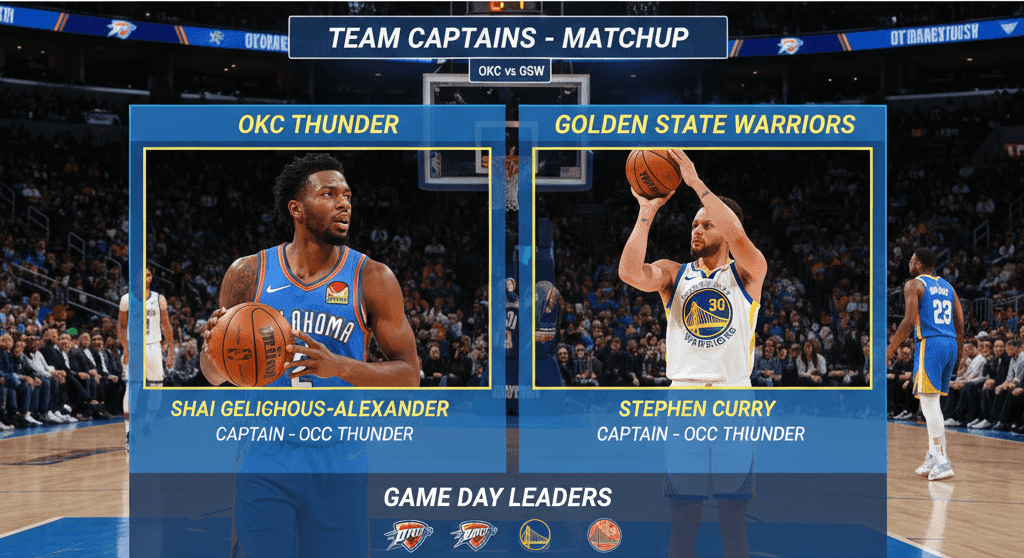 OKC vs GSW Stats