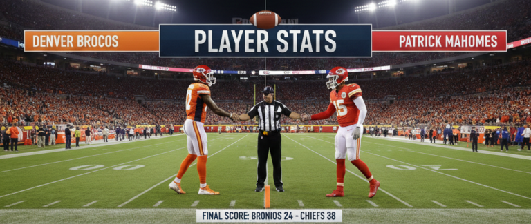 Denver Broncos vs Kansas City Chiefs match player stats
