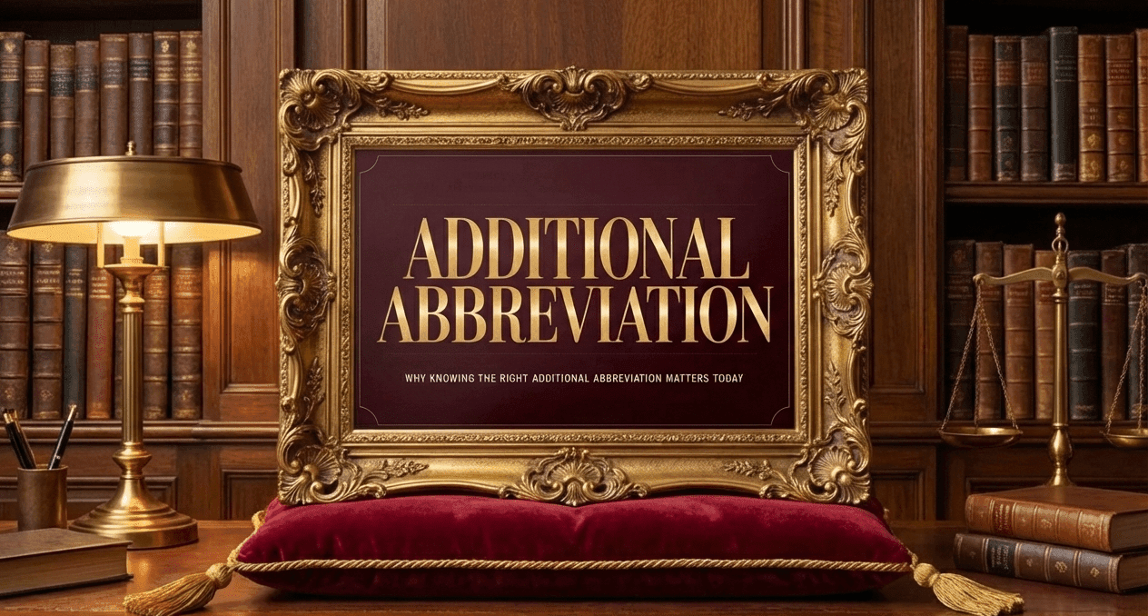 Additional Abbreviation