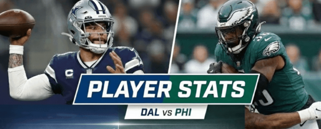 Dallas Cowboys vs Philadelphia Eagles Match Player Stats – Full Game Breakdown & Analysis