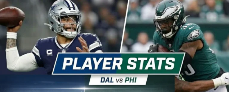 Dallas Cowboys vs Philadelphia Eagles Match Player Stats