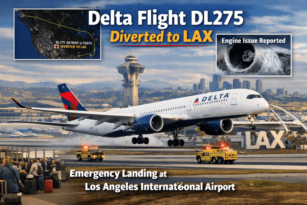 Delta Flight DL275 Diverted to LAX: What Happened, Timeline, Safety Facts (May 2025)