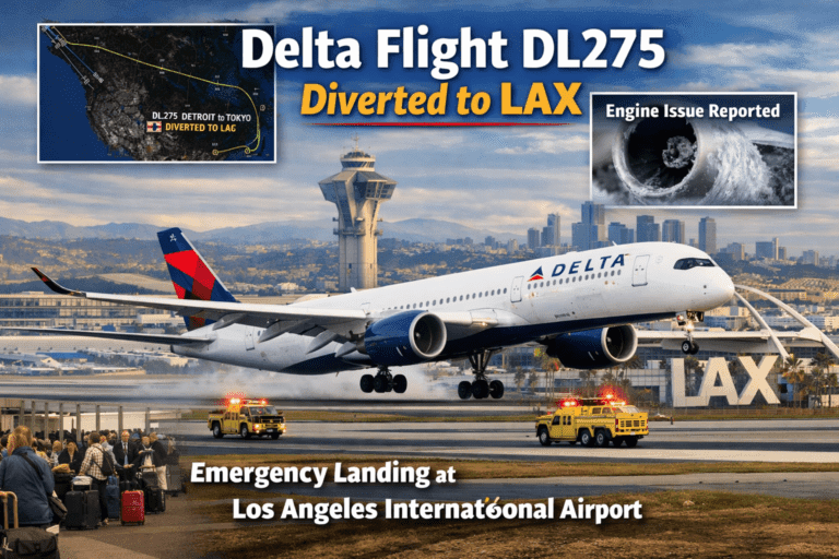 Delta Flight DL275 Diverted to LAX
