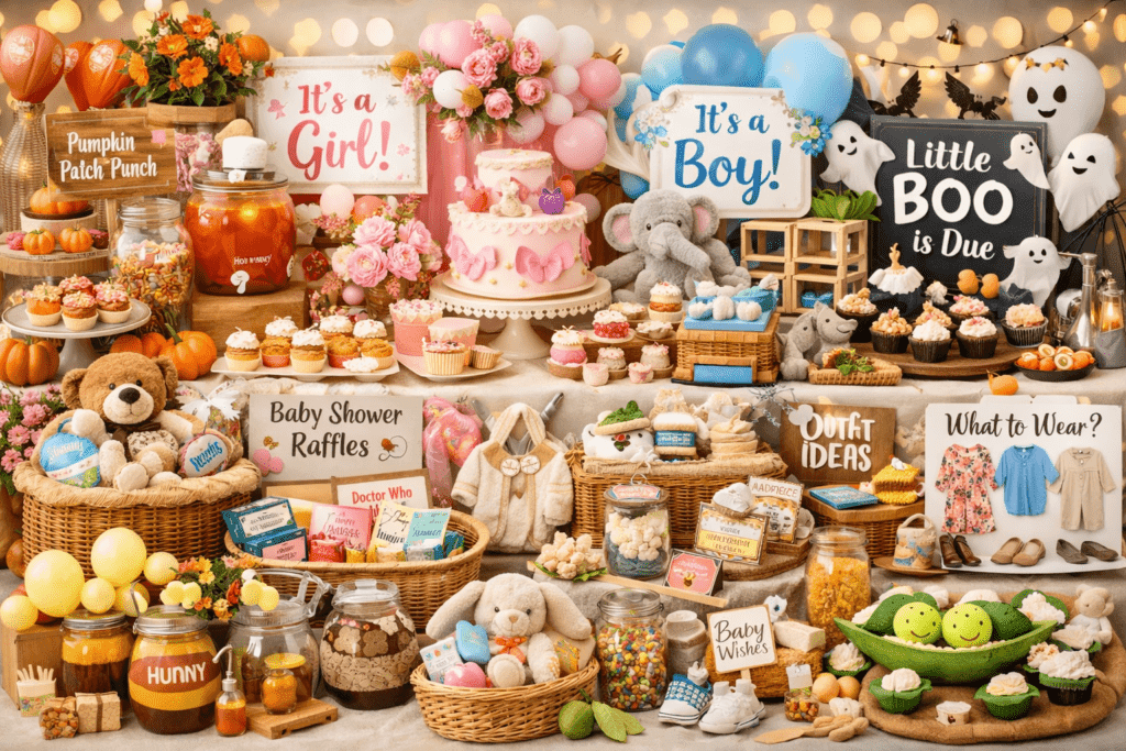 Baby Shower Ideas (2025): Cute Themes, Games, Gifts & Outfit Tips