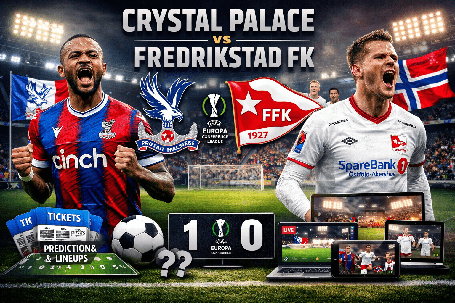 Crystal Palace vs Fredrikstad