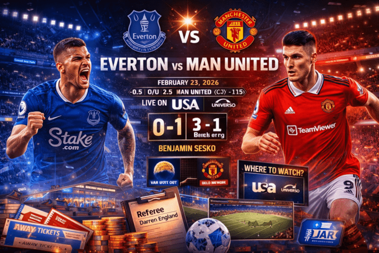 Everton vs Man United