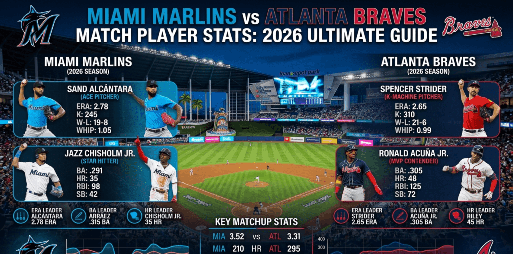 Miami Marlins vs Atlanta Braves Match Player Stats: 2026 Ultimate Guide