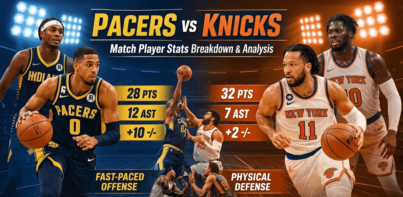 Pacers vs Knicks Match Player Stats