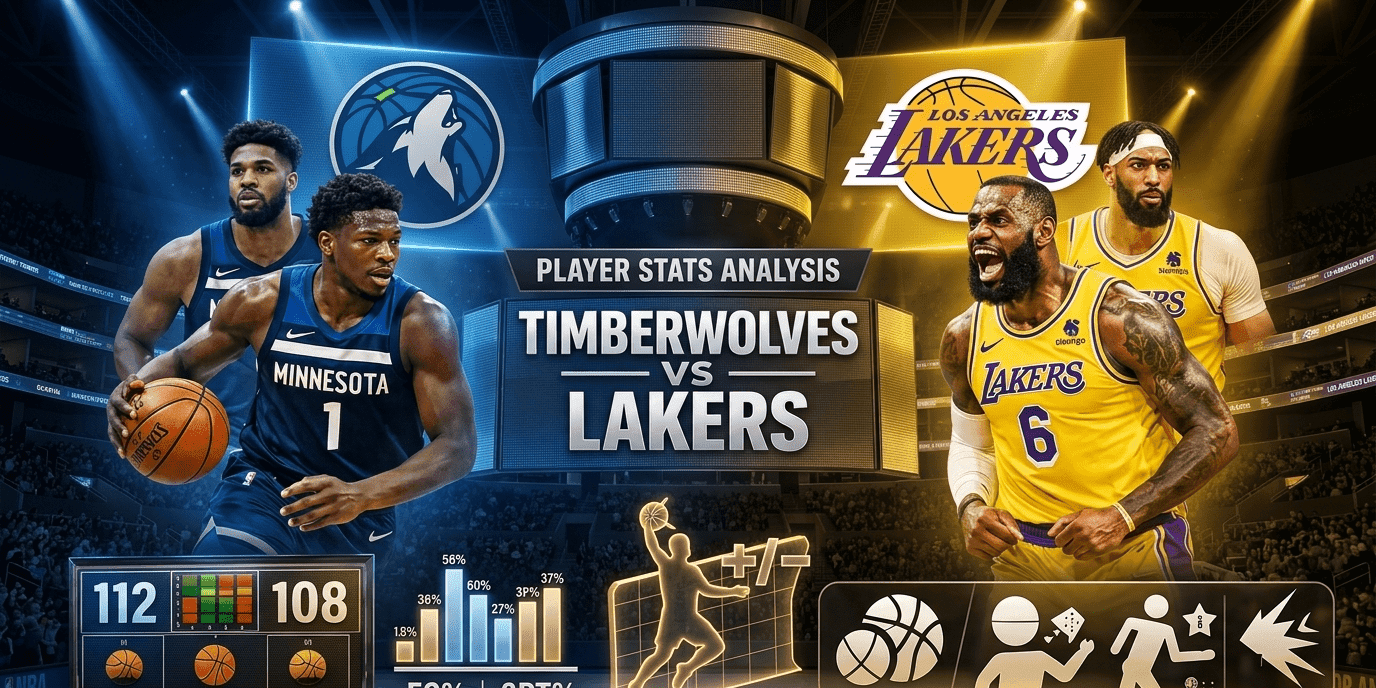 Timberwolves vs Lakers Match Player Stats