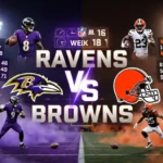 Baltimore Ravens vs Cleveland Browns Match Player Stats