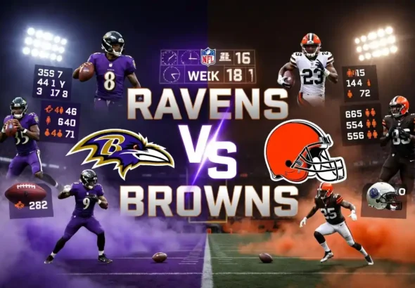 Baltimore Ravens vs Cleveland Browns Match Player Stats