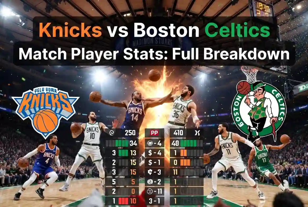 Knicks vs Boston Celtics Match Player Stats