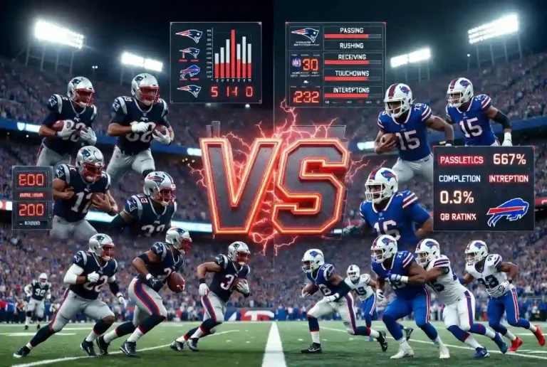 New England Patriots vs Buffalo Bills Match Player Stats