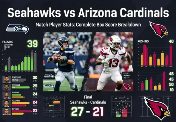 Seahawks vs Arizona Cardinals Match Player Stats