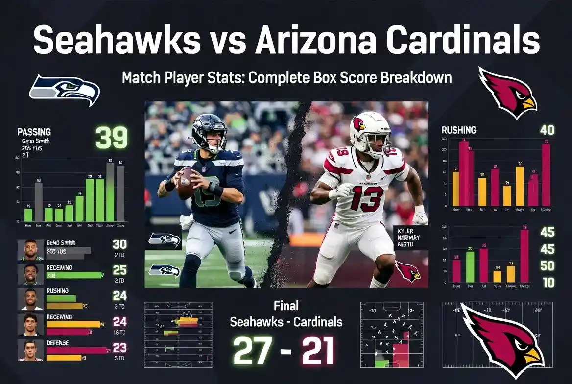 Seahawks vs Arizona Cardinals Match Player Stats