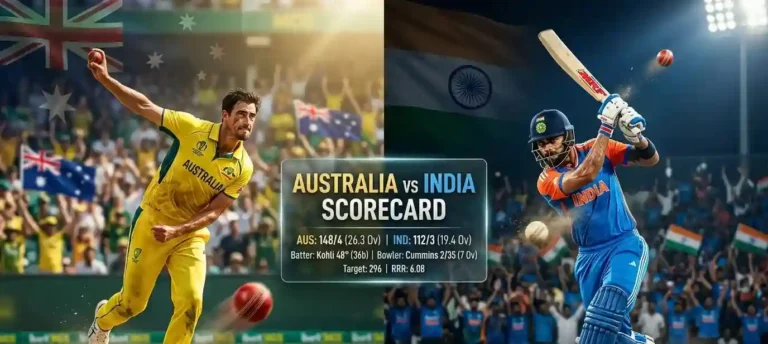 Australian Men’s Cricket Team vs India National Cricket Team