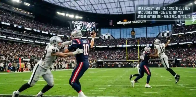 Las Vegas Raiders vs New England Patriots