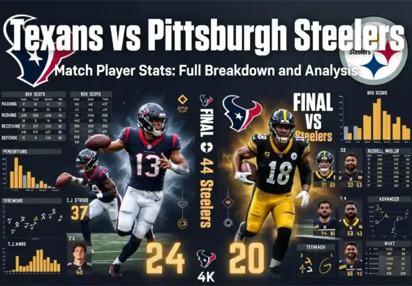 Texans vs Pittsburgh Steelers Match Player Stats