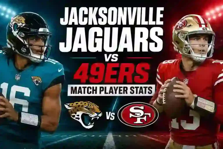 Jacksonville Jaguars vs 49ers Match Player Stats