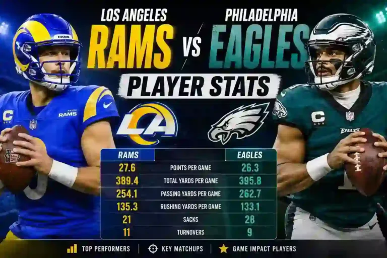 Los Angeles Rams vs Philadelphia Eagles Player Stats